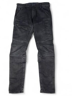 G-Star Raw Airblaze 3D Skinny Black Cargo Jeans Mens Size W30 L32 Streetwear Y2K